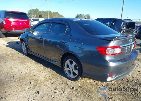 2011 Toyota Corolla S from USA, damaged, VIN 2T1BU4EE5BC752892